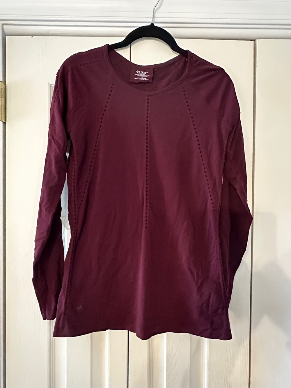 Athleta Long Sleeve Crew Neck Top